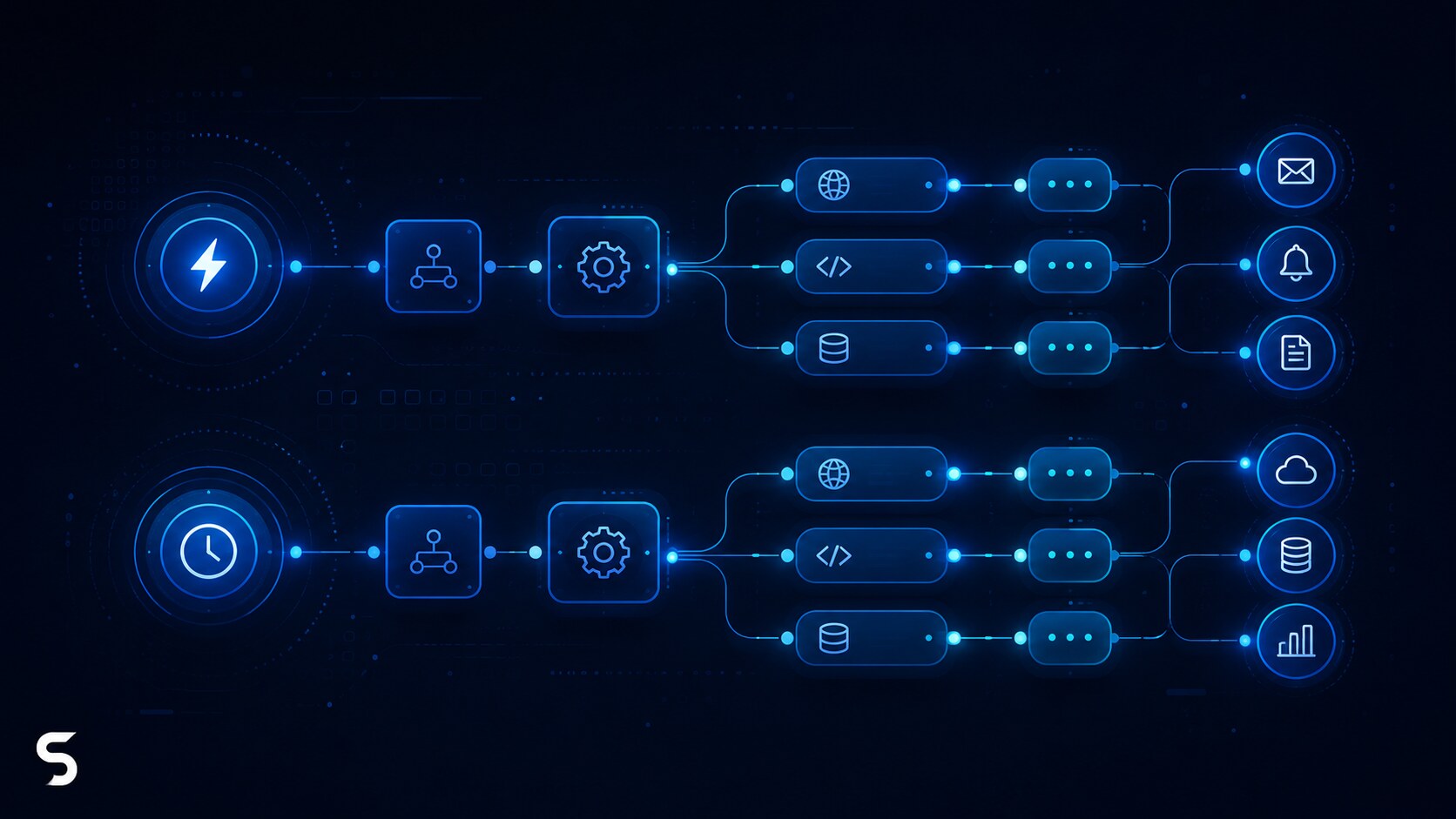 Comparativa visual entre las plataformas de automatización n8n y Make para empresas