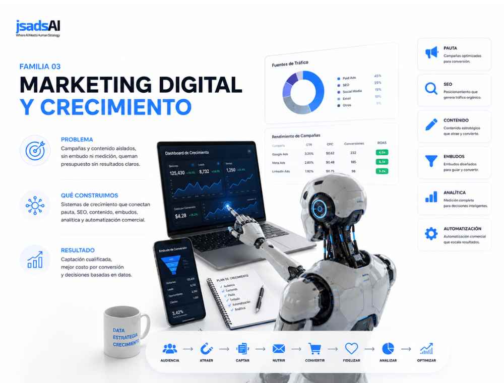 Imagen explicativa: Marketing Digital y Crecimiento